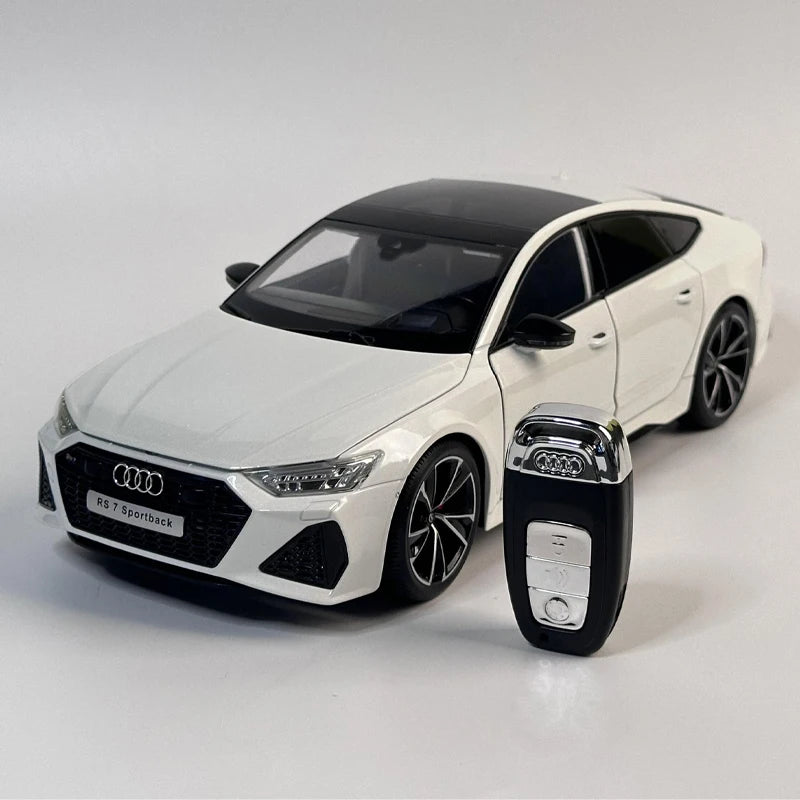 1:18 Audi RS7 Sportback Diecast Model Car – Remote Control with Lights & Sound