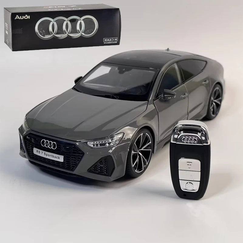 1:18 Audi RS7 Sportback Diecast Model Car – Remote Control with Lights & Sound