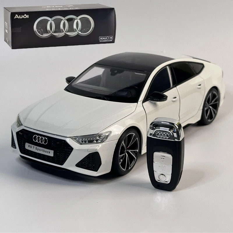 1:18 Audi RS7 Sportback Diecast Model Car – Remote Control with Lights & Sound