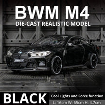1:32 BMW M4 Coupe Diecast Alloy Model Car – Sound & Light