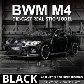 1:32 BMW M4 Coupe Diecast Alloy Model Car – Sound & Light