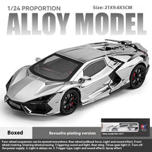1:24 Lamborghini Revuelto Premium Diecast – Spray Plated(Lights)