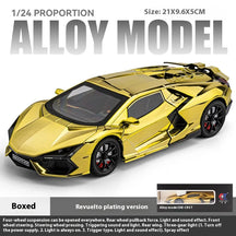 1:24 Lamborghini Revuelto Premium Diecast – Spray Plated(Lights)