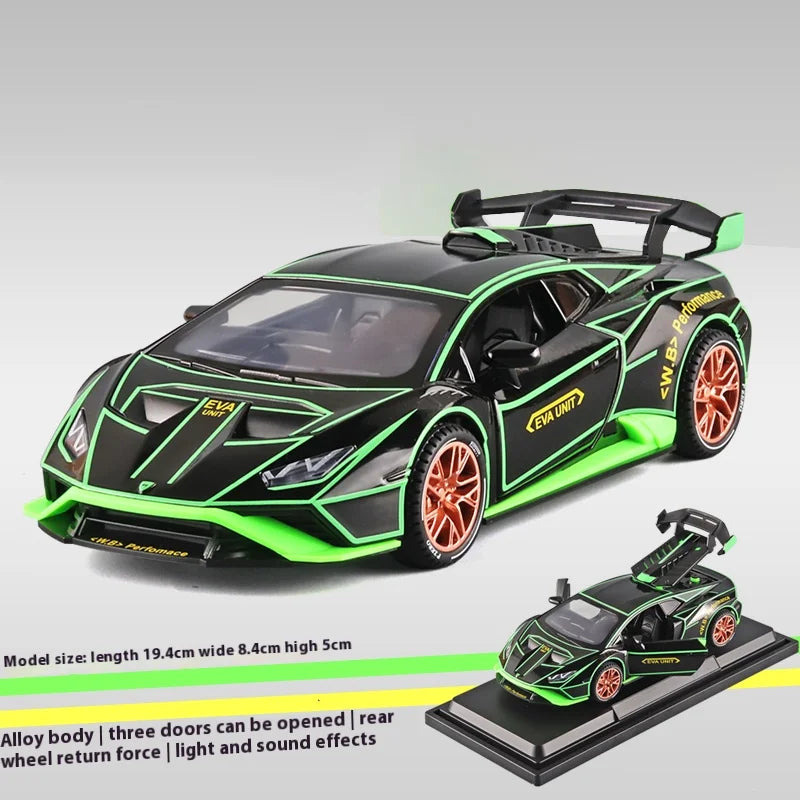 1:24 Lamborghini Revuelto Premium Diecast – Spray Plated(Lights)
