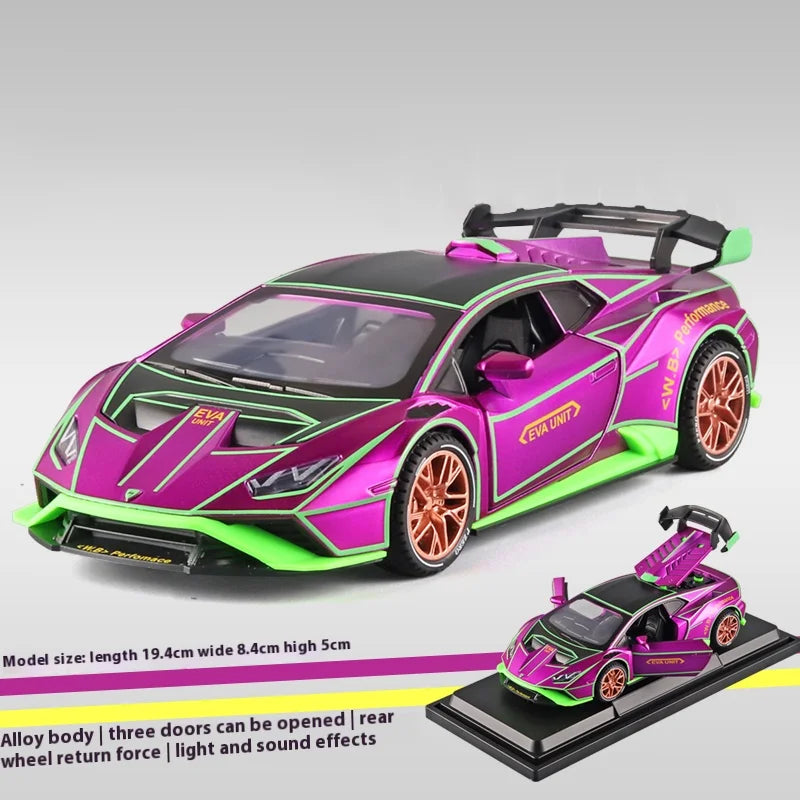 1:24 Lamborghini Revuelto Premium Diecast – Spray Plated(Lights)