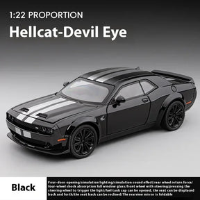 1:22 Dodge Challenger Redeye Hellcat Diecast Model Car – Lights & Sound