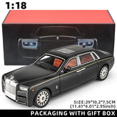 1:18 Rolls-Royce Phantom Collectible Diecast Car – Realistic Details, Lights & Sound