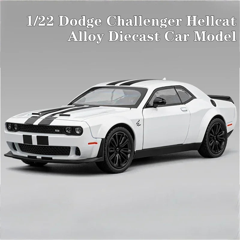 1:22 Dodge Challenger Redeye Hellcat Diecast Model Car – Lights & Sound