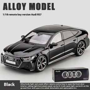 1:18 Audi RS7 Sportback Diecast Model Car – Remote Control with Lights & Sound