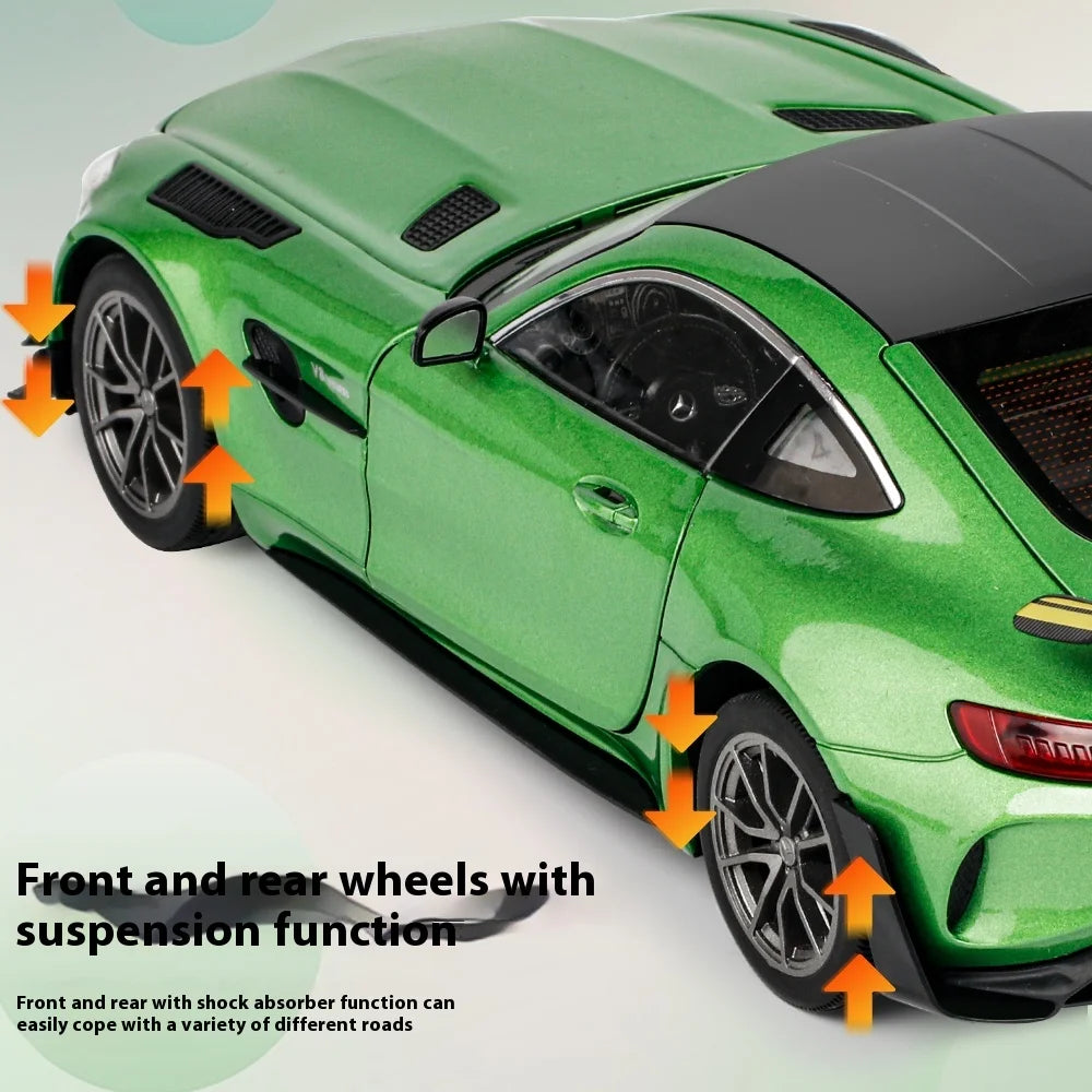 1:18 Mercedes-AMG GTR Diecast Alloy Model Car – Lights & Sound
