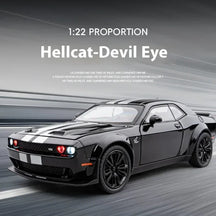 1:22 Dodge Challenger Redeye Hellcat Diecast Model Car – Lights & Sound