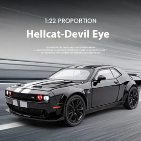 1:22 Dodge Challenger Redeye Hellcat Diecast Model Car – Lights & Sound