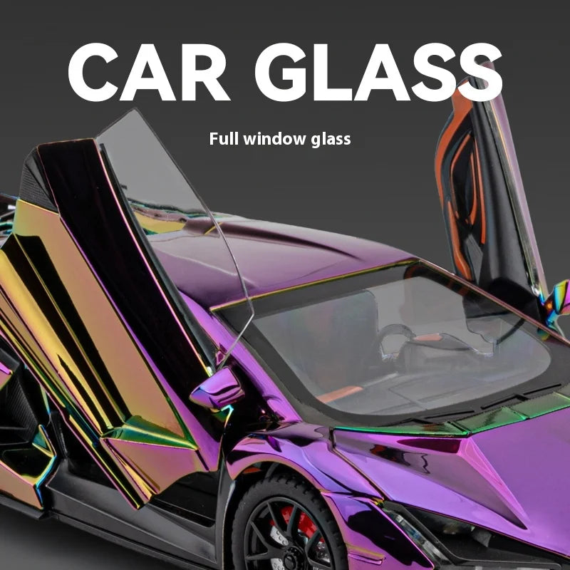 1:24 Lamborghini Revuelto Premium Diecast – Spray Plated(Lights)