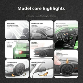 1:22 Dodge Challenger Redeye Hellcat Diecast Model Car – Lights & Sound