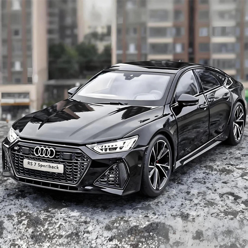 1:18 Audi RS7 Sportback Diecast Model Car – Remote Control with Lights & Sound