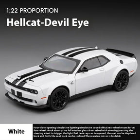 1:22 Dodge Challenger Redeye Hellcat Diecast Model Car – Lights & Sound